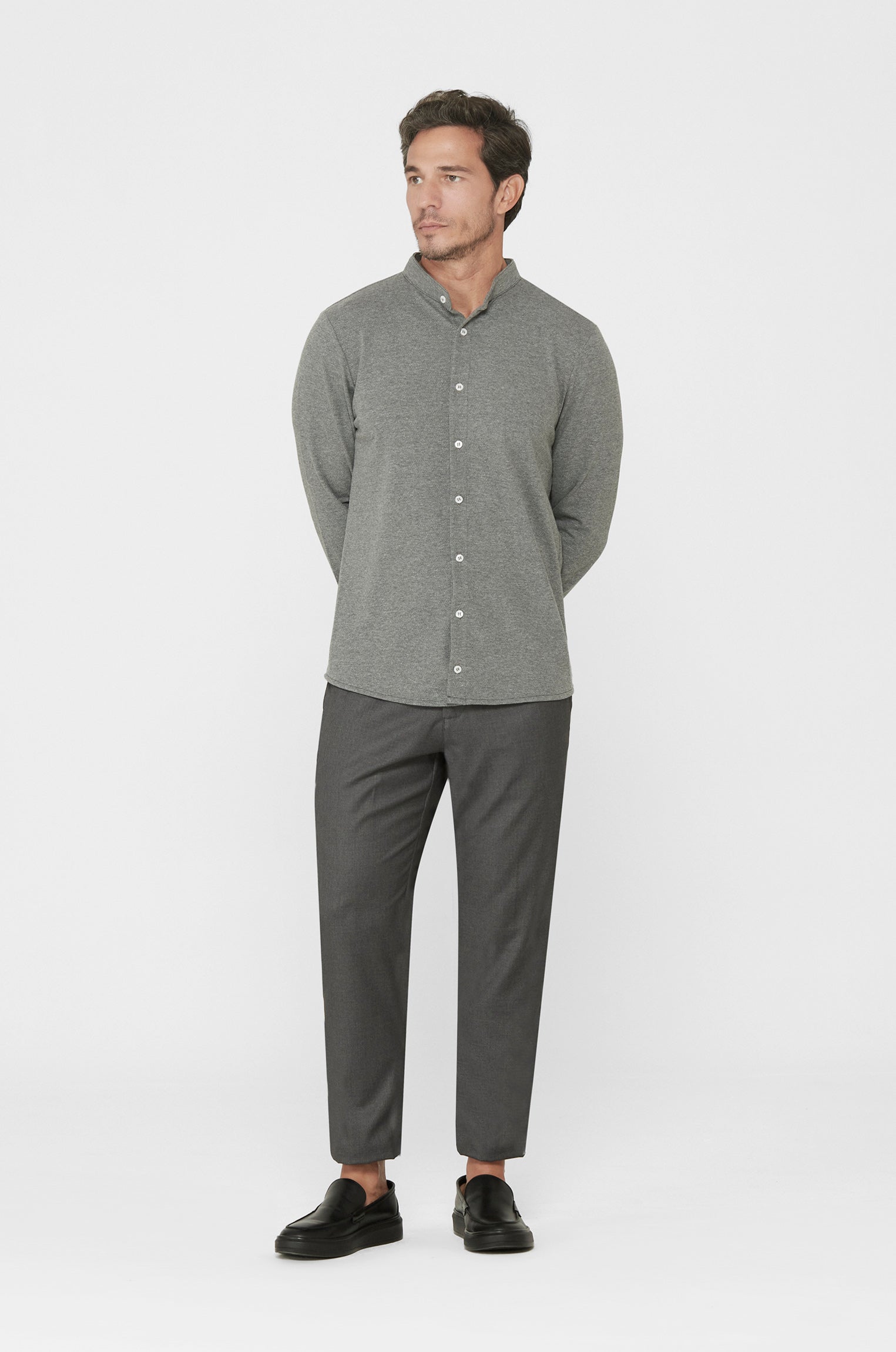 Camisa Meia Malha Suedine Mescla