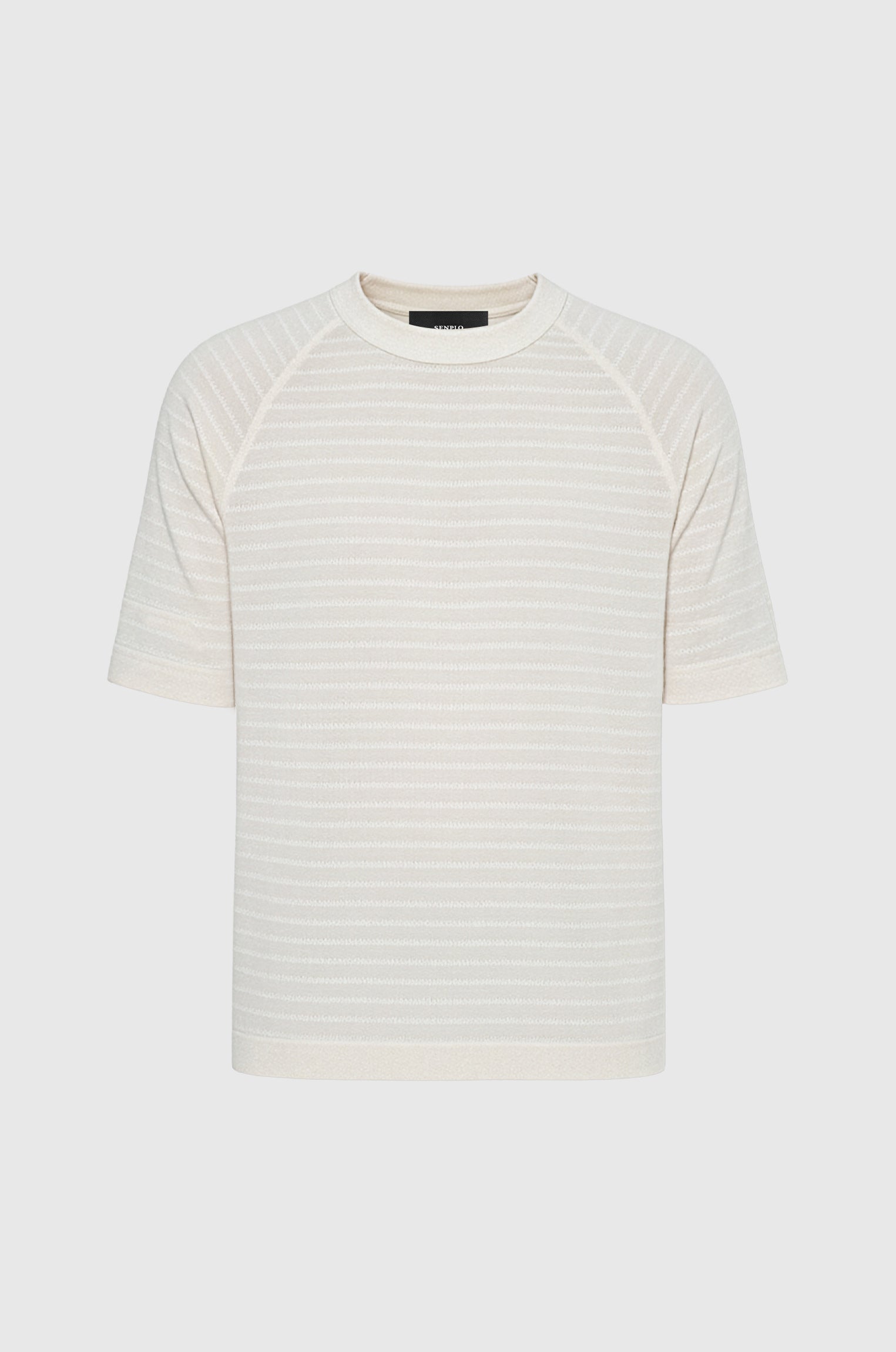 Camiseta Raglã Point Bege