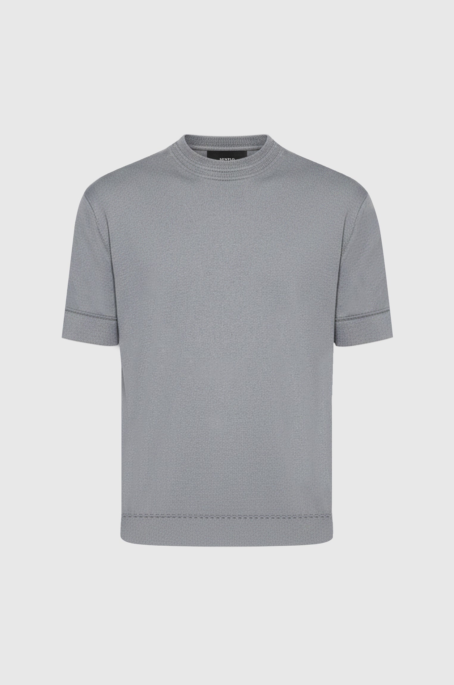 Camiseta Tricô Refine Cinza