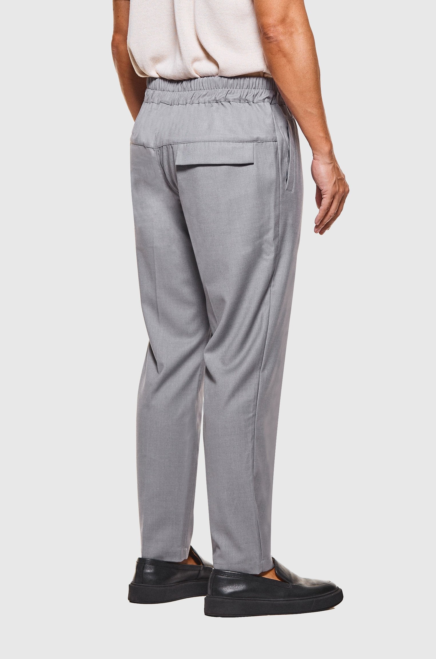 Calça Alfaiataria Jogger Cinza