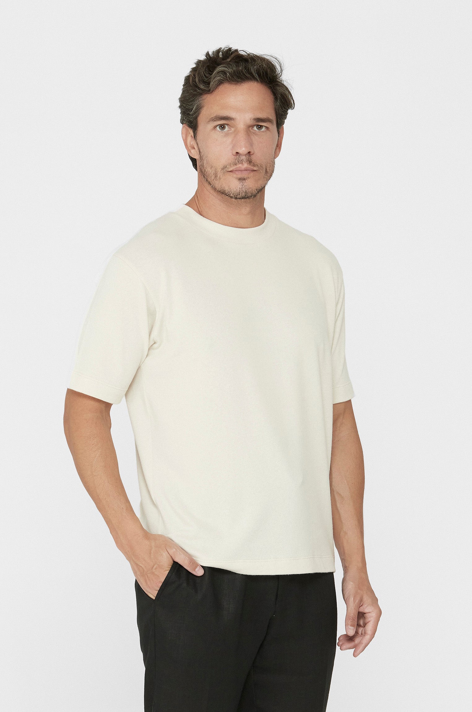 Camiseta Toque Cashmere Bege