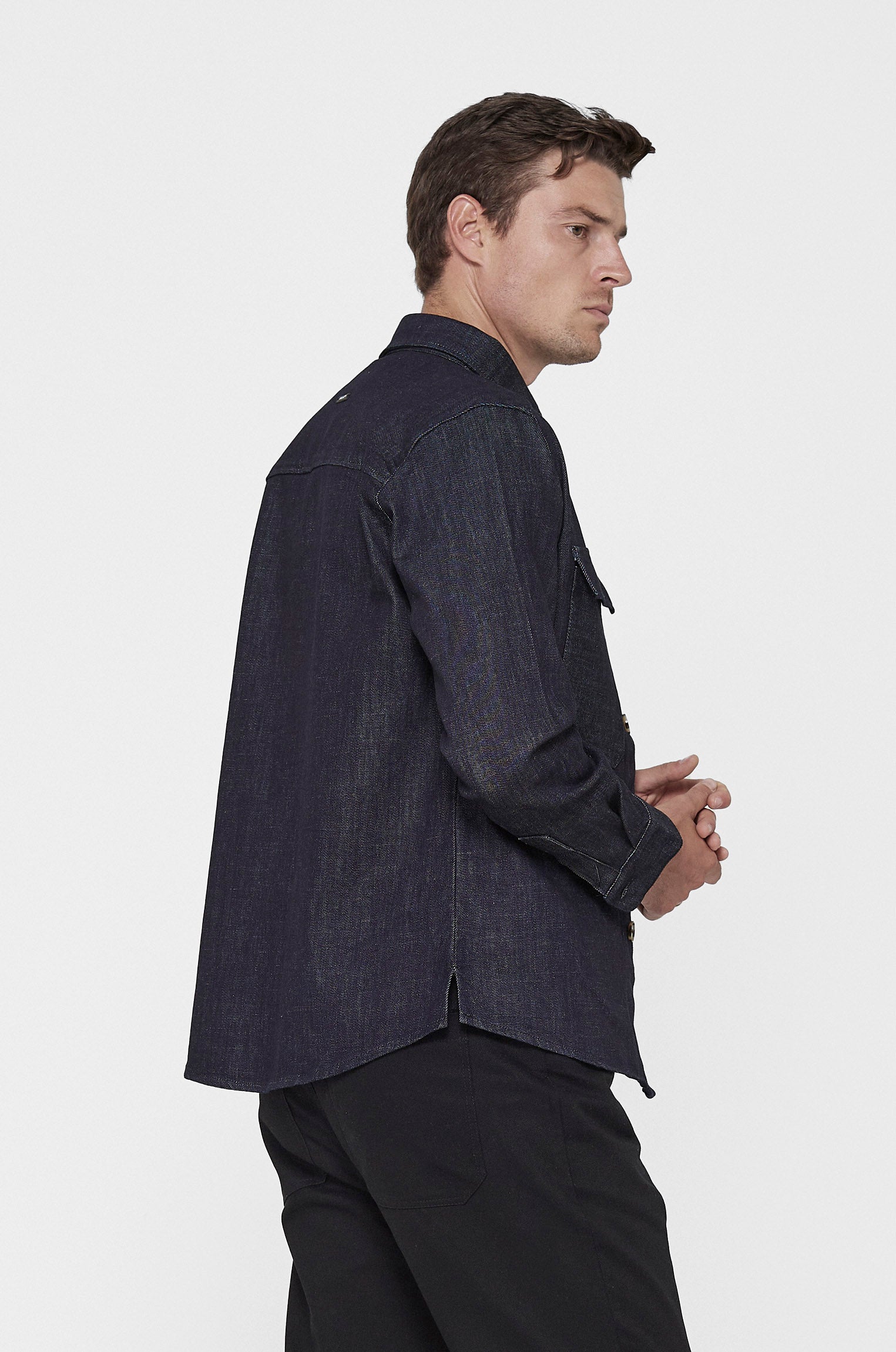 Overshirt Jeans Classy Marinho