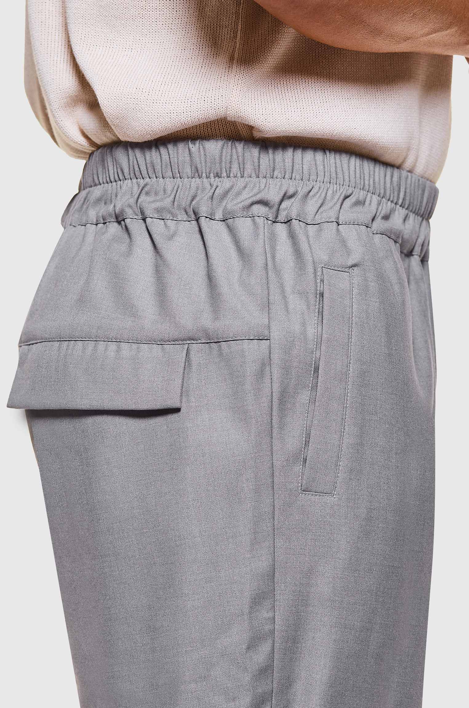 Calça Alfaiataria Jogger Cinza